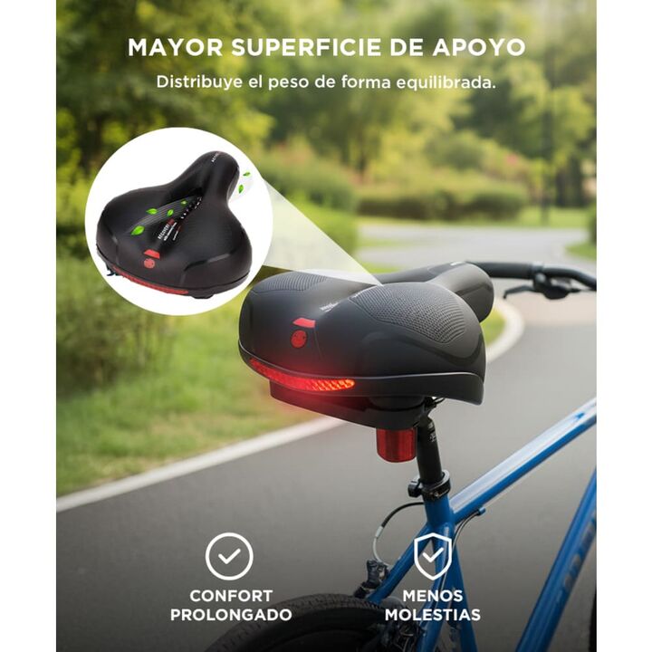 Asiento de Bicicleta Gadnic Mtb Suave Cómodo Anti Prostático - Vista 3