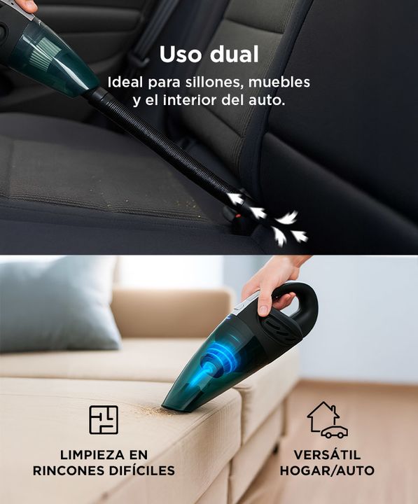 Aspirador De Mano Portátil Gadnic Para Hogar Y Automóvil - Vista 5