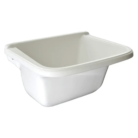Pileta Lav PS70 50x40x28cm Amurar Blanco MS MARMOL SINTETICO