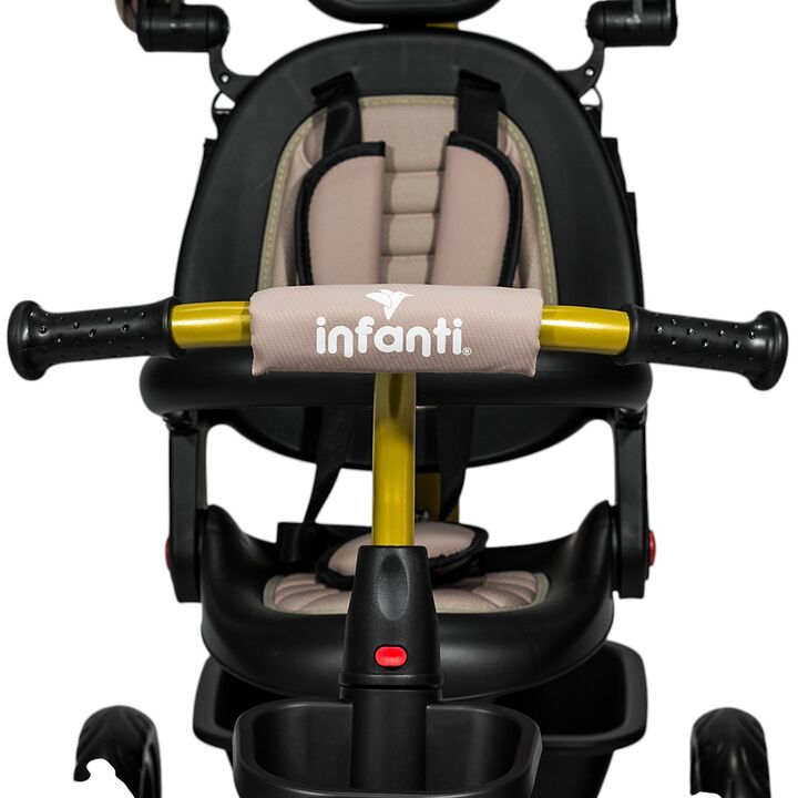 Triciclo multifuncional Infanti JY-T07B Dorado - Vista 11