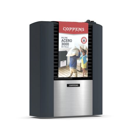 Calefactor Sin Salida Coppens Peltre Acero 3000C M-Gas