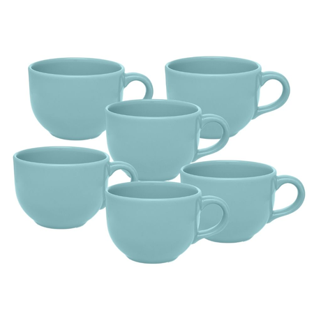 SET X6 TAZONES CELESTE DE 740 CC - OXFORD