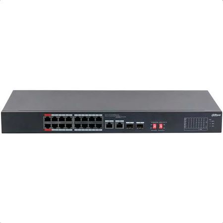 Switch Dahua Cloud 16 Puertos PoE Hi-Poe 135W 2 SFP
