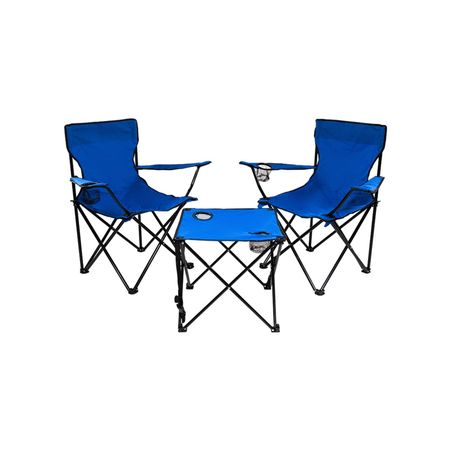 Set de Sillas Y Mesa Gadnic Para Camping Plegables 