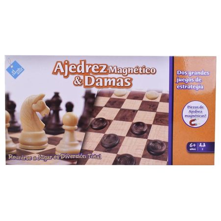 Ajedrez Magnetico Y Damas  (7416)