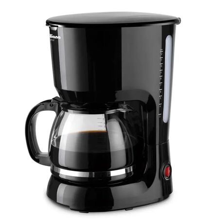 Cafetera Eléctrica Liliana Cofly 1.25L Filtro permanente Negra AC950
