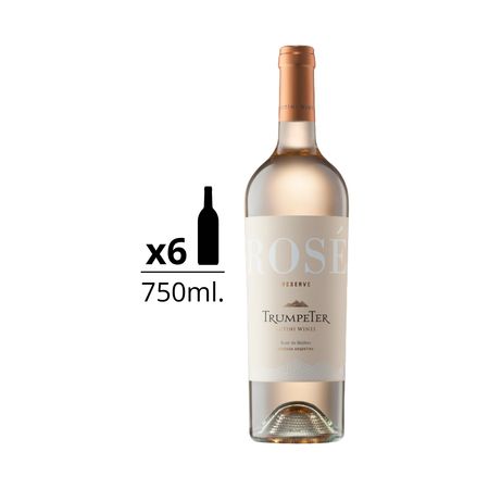 Vino Rosado Trumpeter Reserve Rose Caja x 6