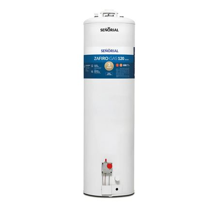 termotanque a gas 120 litros carga superior señorial