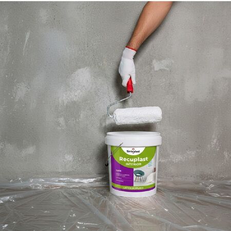 Pintura Latex Interior Recuplast Mate X 10 Lts  Color Blanco
