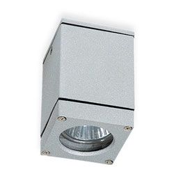 Aplique Lampara Techo Senna Aluminio 220V Plata