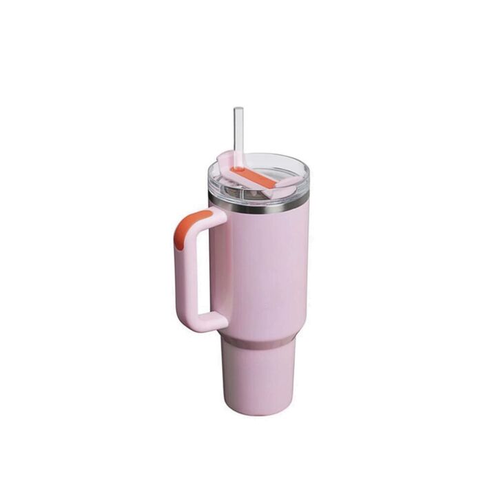 VASO STANLEY CON SORBETE 1.18L 11 HORAS FRÍO (C:ROSE PETAL SHIMMER QUENCHER TUMB) - Vista 2
