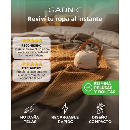 Saca Pelusa Recargable Gadnic 5V
