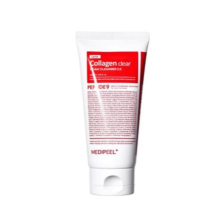 MEDI-PEEL Red Lacto Collagen Clear 2.0 120ml - Limpiador Facial Reductor de Poros con Lactobacilos