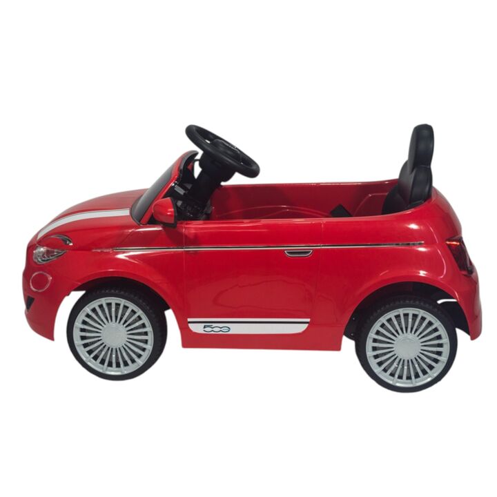 Auto a batería Fiat 500 Infanti Rojo - Vista 3