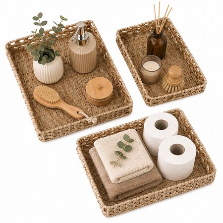 Set de 3 Bandejas Rectangulares Deco