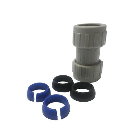Acople rápido con anclaje de 1/2" Medio Giro