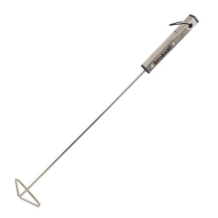 Atizador Largo Parrillero Niquelado