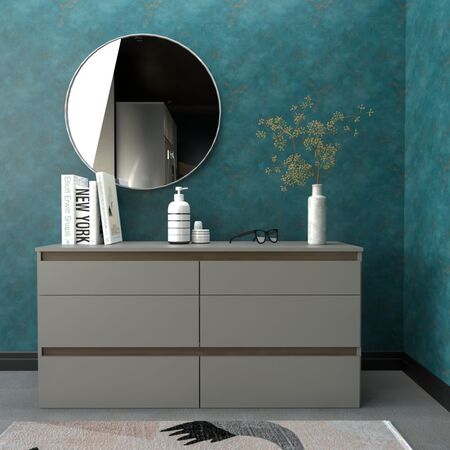 Comoda 6 Cajones Blanco Tables
