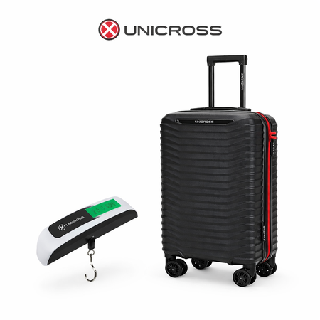 Valija Carry On Abs Unicross + Balanza de equipaje