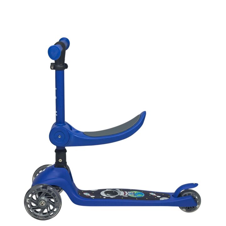 Monopatín 2 en 1 Plegable K4 Infanti Azul - Vista 4