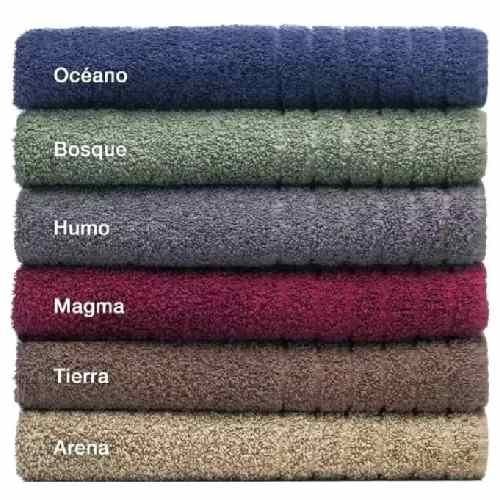 JGO TOALLA Y TOALLON 550 GRS SECLAR LINEA HOTELERA PLATINO COLOR MAGMA - Vista 1