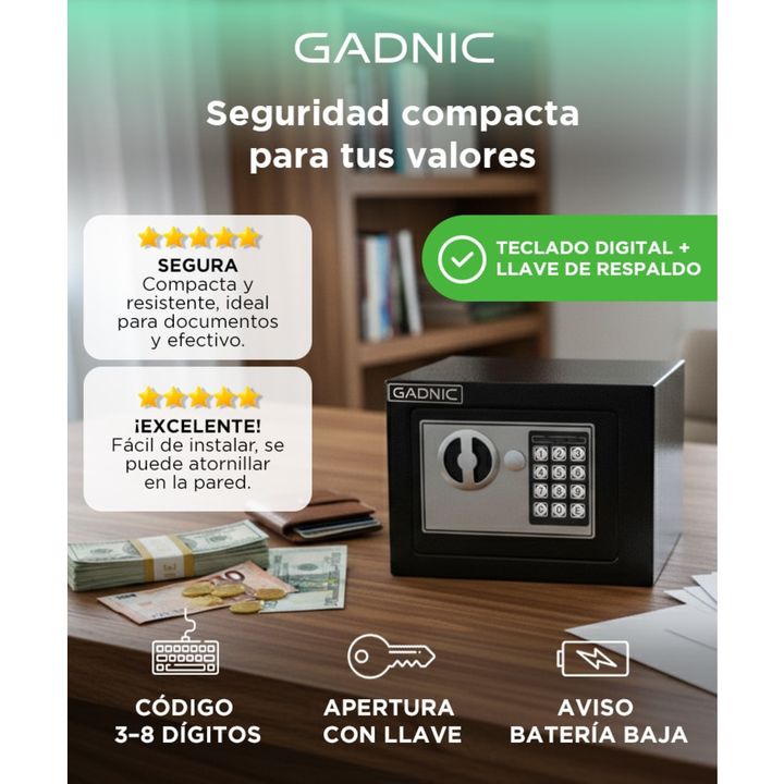 Caja Fuerte Gadnic - Vista 2