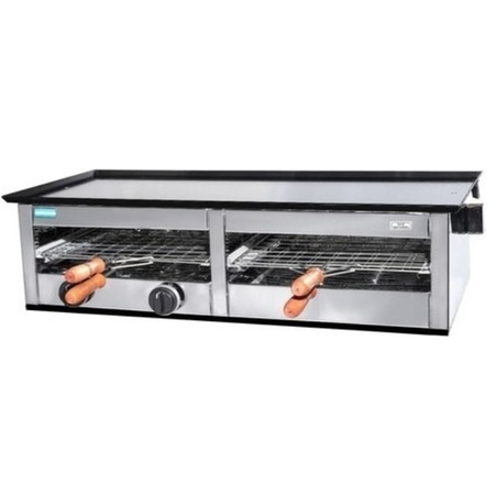 Tostador Tecnocalor Doble Con Plancha Hamburguesera