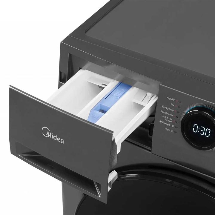 Lavasecarropas Inverter Midea 12 Kg MF200D120B-T-A1 1400 RPM - Vista 4