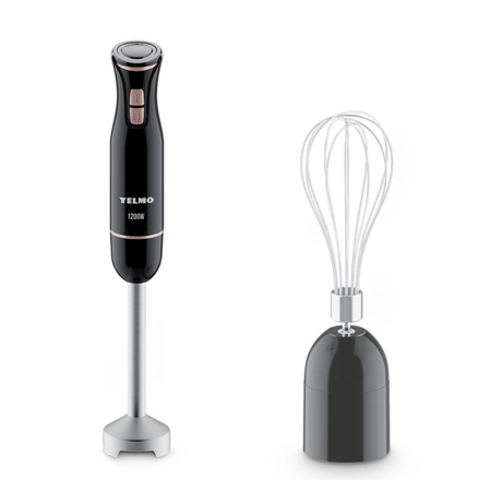 Licuadora de Mano Yelmo LM-1555 1200W Picador y Vaso