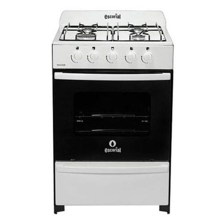 Cocina Escorial Master S2 Ge 56Cm Blanca Gas Envasado