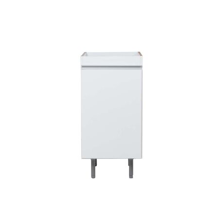 BAJOMESADA ARCO 40CM BLANCO ALUMINIO