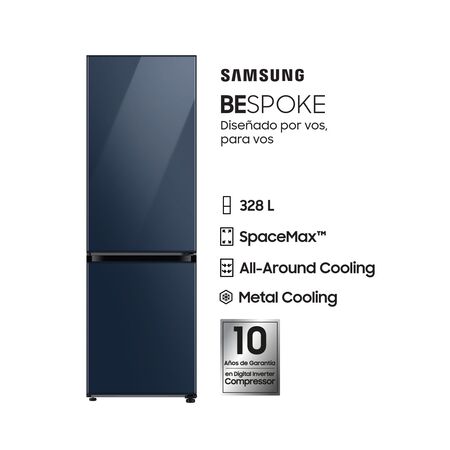 Heladera Samsung Bespoke  328LTS Glam Navy
