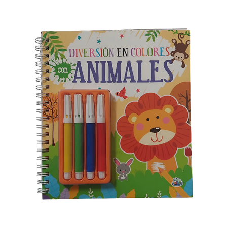 Diversión En Colores Con Animales Bk-344