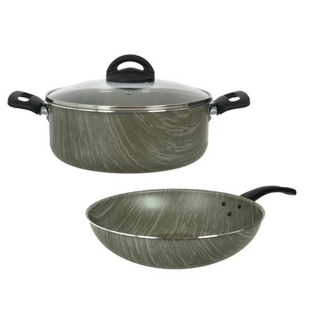 Bateria de Cocina Cacerola Wok Aston Terra Aston