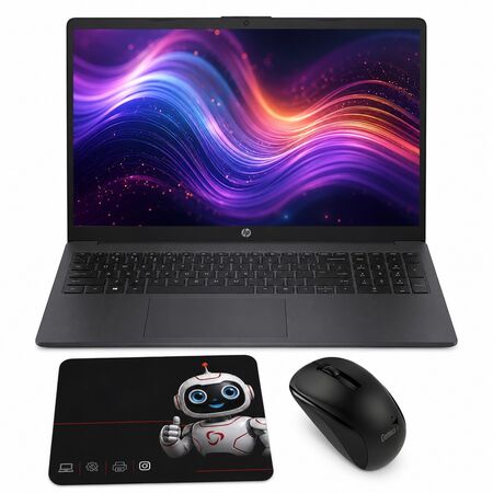 COMBO Notebook HP 15 G10 Intel Core i5 120U | 16GB RAM | SSD 512GB | 15.6" Full HD + MOUSE PAD + MOUSE INALAMBRICO