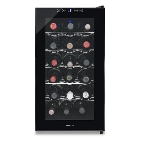 Cava Termoeléctrica Philco 18 Botellas Panel Touch PHCAV018N2