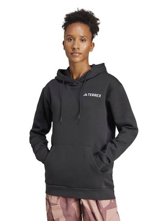Buzo Adidas Terrex Multi Small Logo Mujer Outdoor Negro