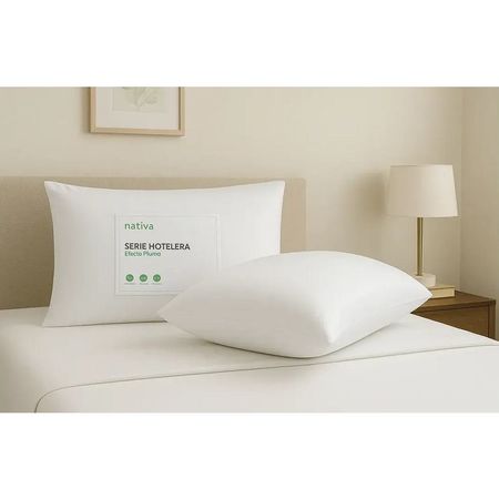 Almohada Nativa Armonia Plus Hotelera Efecto Pluma 70x40
