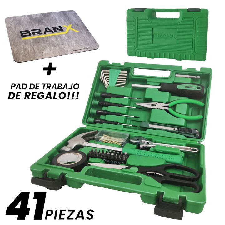 Set Juego Herramientas Maletin Branx 41pzas B200 - Vista 3