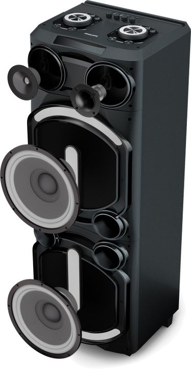 Parlante Philips Party Speaker Tax5708-77 Bluetooth 400 W - Vista 2