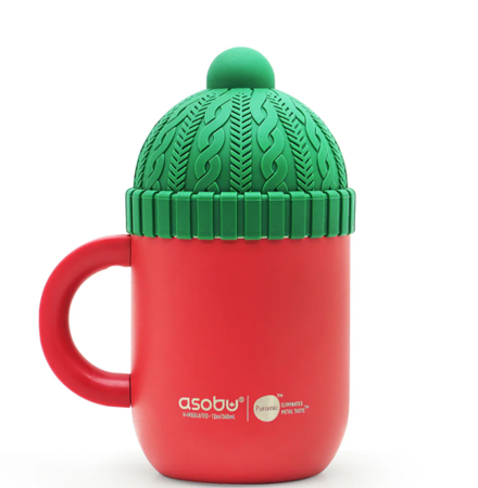 Mug Asobu Happy Hat 360ml - Red
