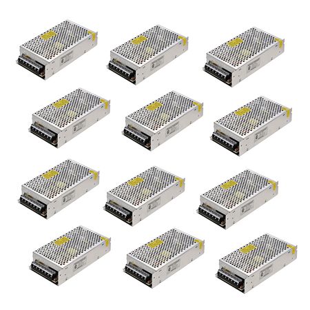 Fuente Switching 12v 10a Regulada Proteccion Tira Led Cctv x 12 Unidades