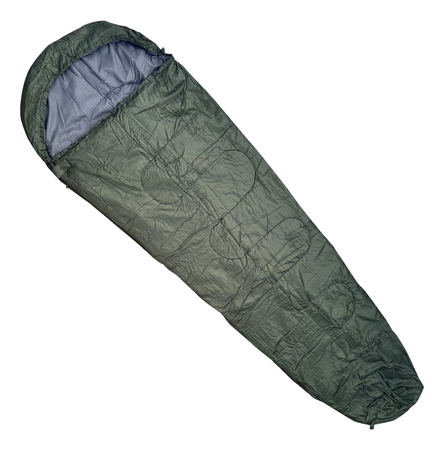 Bolsa De Dormir Morgul Kirati 0° Momia Camping Adultos Verde Derecho