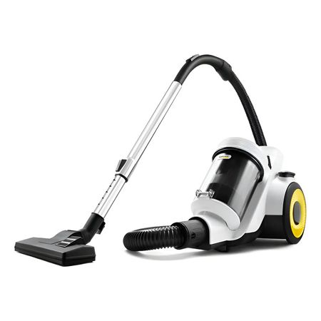 Aspiradora Sin Bolsa Karcher Vcl 3 Cyclonic Filtro Hepa Blanco