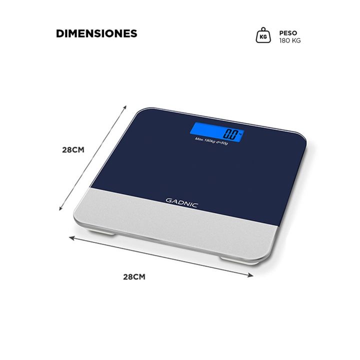 Balanza Digital Gadnic G02 Eléctrica - Vista 6