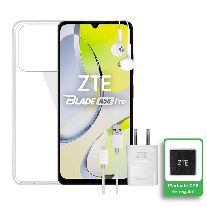 Celular ZTE Blade A56 Pro (128+4GB) Gray + Parlante De Regalo - Vista 1