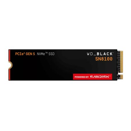 Disco solido SSD SanDisk Western Digital Black SN8100 NVMe 1TB WDS100T1X0M
