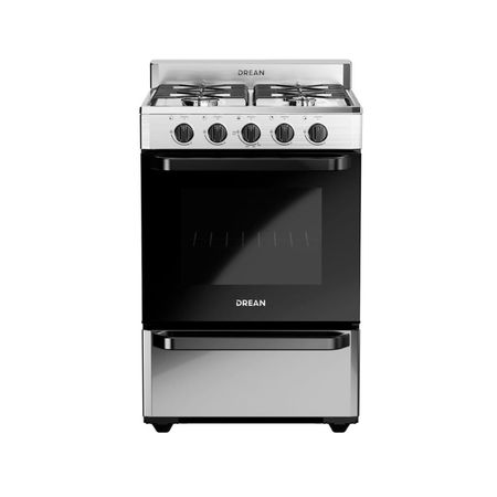 COCINA DREAN CD5602AIO 56 CM MULTIGAS 4 HORNALLAS EASY CLEAN PRO ACERO INOX
