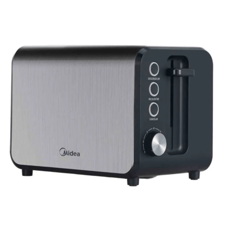 Tostadora Electrica Midea 950W Inox BT-MM2XAR1
