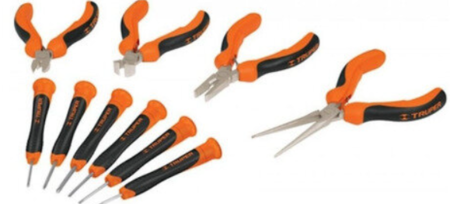 Set Kit Mini Pinzas Y Desttornilladores Truper - 10 Piezas